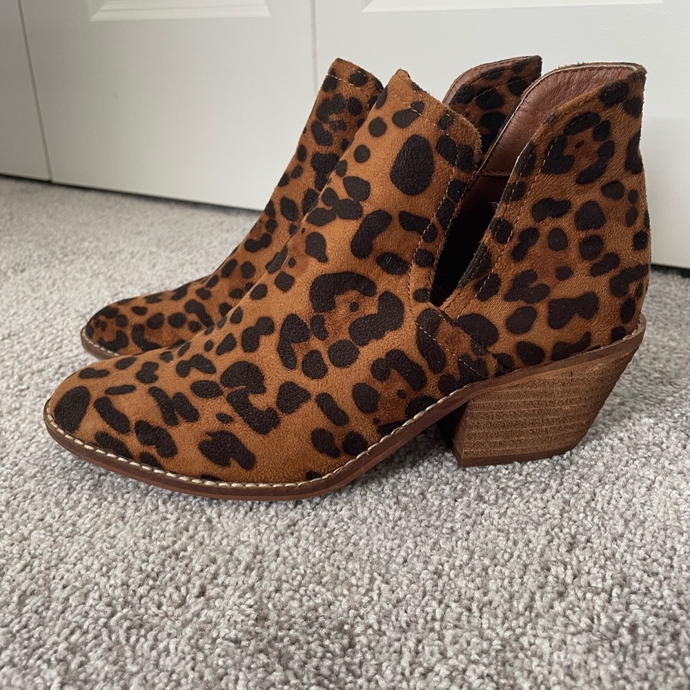 Leopard Booties